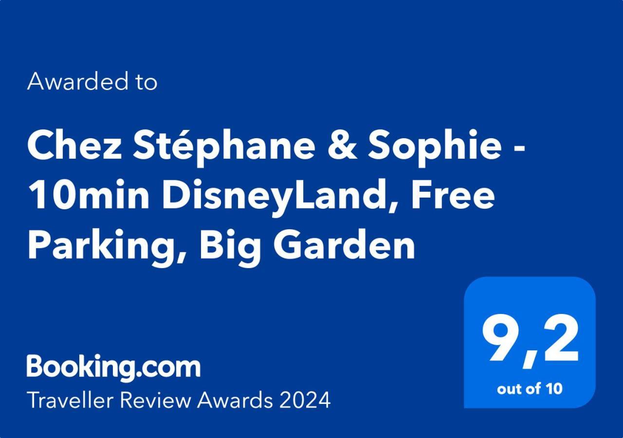 Chez Stephane & Sophie - 10Min Disneyland, Free Parking, Big Garden Montevrain Bagian luar foto